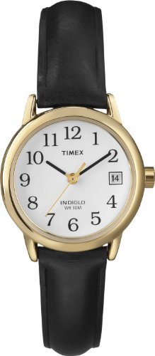 Timex Women's Easy Reader Date Leather Strap 25mm Watch