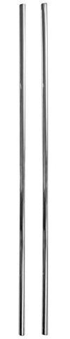 Lampa 20875 Pair of Adhesive Door Frame Guard Chrome, 60 cm