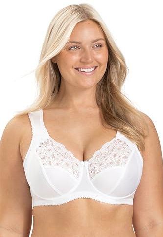 Reggiseno con Ferretto e Spalline Antiscivolo Miss Mary Amsterdam 7E White