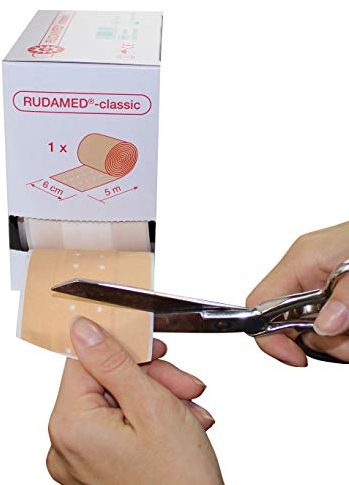 RUDAMED®-classic Wundschnellverband, Pflaster, 6 cm x 5 m, 1 Rolle