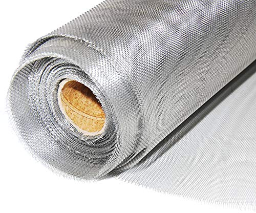 Edelstahl Drahtgewebe Fliegengitter Gaze - MW: 1,40 mm - DS: 0,25 mm - 1 m x 2,5 m Rolle