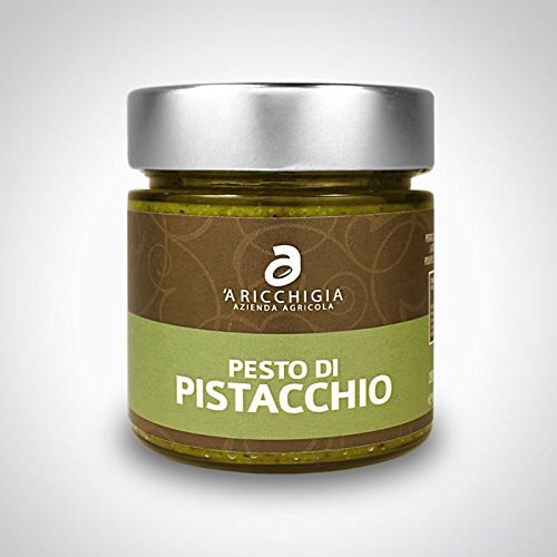 A RICCHIGIA-PESTO PISTACHO D.O.P. BIO - Tarro gr. 190 - Producto Artesanal Italiano