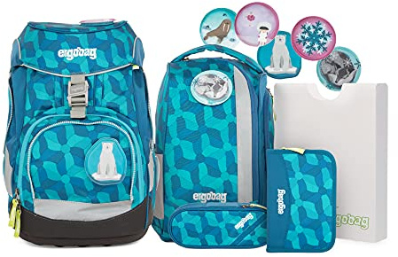 Ergobag pack Schulrucksack-Set EiszauBär (6tlg) .