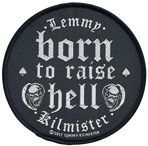 Motorhead Lemmy Born To Raise Hell Black Patch