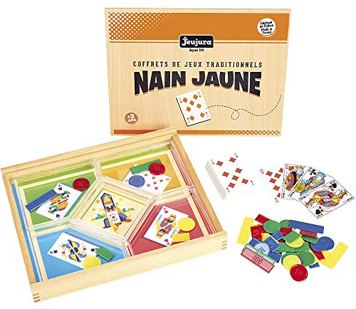 Jeujura JeujuraJ8134 Nain Jaune Spiel in Holzkiste