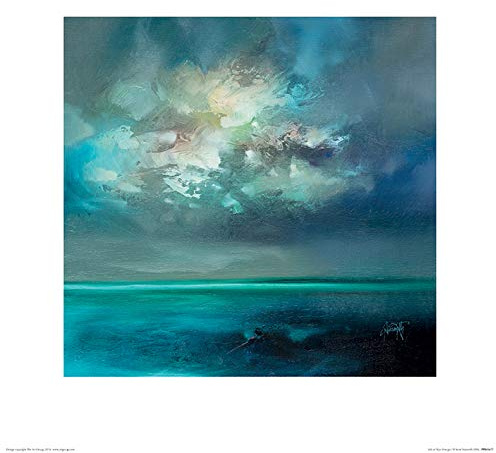 The Art Group Isle of Skye Emerges Scott Naismith Art Print, Multi-Colour, 40 x 40 x 1.3 cm