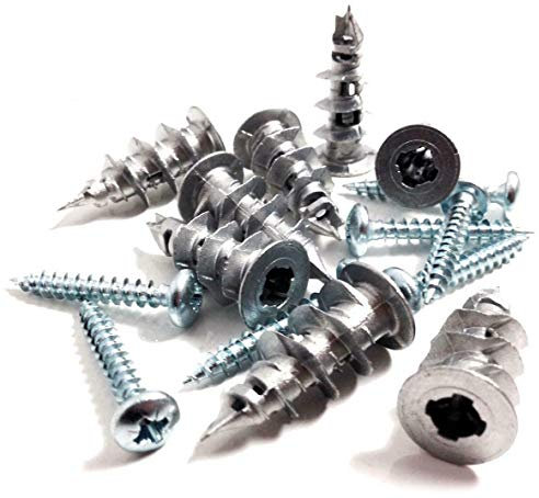 Nartel® Metal Self Drilling Plasterboard Fixings Raw Plugs Cavity Wall (10 PACK)