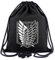 WANHONGYUE Anime Sporttasche Turnbeutel Training Tasche Gym Sack Drawstring Bag Schwarz-1