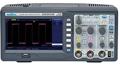 Metrix DOX 2025B Oscilloscope numérique 20 MHz 2 canaux 500 MSa/s 32 kpts 8 bits Mémoire numérique (DSO) 1S