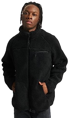 Brandit Teddyfleece Jacket, Uomo, Black, L