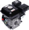 Benzinmotor 7.5 PS Motor Industriemotor 5.1 KW Tankdeckel mit Gewinde Luftkühlung, 20 mm Durchmesser mit Ölalarm Rückstoß Benzinmotor Kraftstoffverbrauch, Spritzen Schmiermodus (Schwarz)