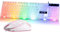CHONCHOW RGB Gaming Keyboard and Mouse Combo, USB Wired Light Up, Rainbow LED Backlit Set for Computer Windows PC PS4 Xbox Laptop iMac Resberry Pi