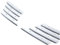 Recambo Griglia radiatore in acciaio inox, cromata, compatibile con VW Passat 3C, B6, 2005-2010, set da 8 pezzi