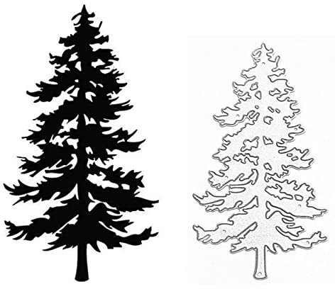 Weihnachtsbaum-Metall-Stanzformen, Tannenbaum-Rahmen, Stanzschablonen für DIY, Scrapbooking, Foto, dekorative Prägepapier-Stanzformen für Scrapbooking, Kartenherstellung