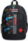 Zaino Scuola Seven Advanced - Scratchy Boy Ragazzo - Nero - Doppio scomparto con Porta di Ricarica USB - Tasca porta borraccia