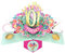 Second Nature Pop Ups Pop-Up-Grußkarte Happy 101st Birthday zum 101. Geburtstag, Aufschrift Love Kate's Pop Up Cards Her, POP215MC101