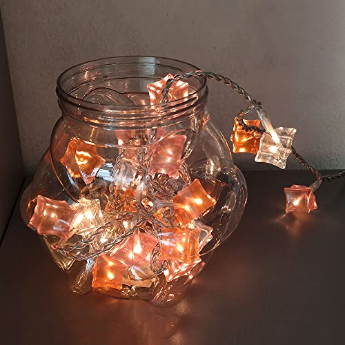 Dapo Deko-Lichterkette WÜRFEL 20 flammig Innenbereich Dekoleuchte Kinder-Deko-Lampe-Leuchte