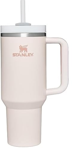 Stanley 10-10824-003 Quencher H2.0 FlowState Tumbler 40oz (Cuarzo rosa)