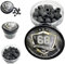 100 x D-Type Hard Mix Gummi-Stahlschalen Gummibälle gemischt mit Stahlpulver 6 Gramm schwere Munition für Training Zuhause Selbstverteidigung Paintball Pistolen in 68 Kaliber
