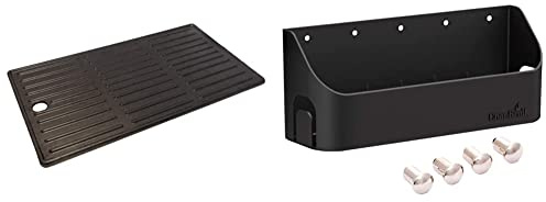 Char-Broil 140008 - Grillplatte für 3 Brenner - Grills, Schwarz & 140 026 - Gear Trax® Kombi-Set.
