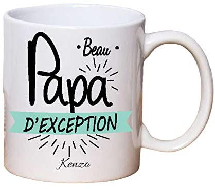 Mug beau papa personnalisé/fête des pères/fêtes beau pères/cadeau beau père