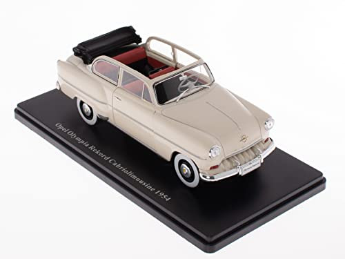 - Sammlermodellauto 1/24 kompatibel mit Opel Rekord Cabrio Limousine 1954 – OP018