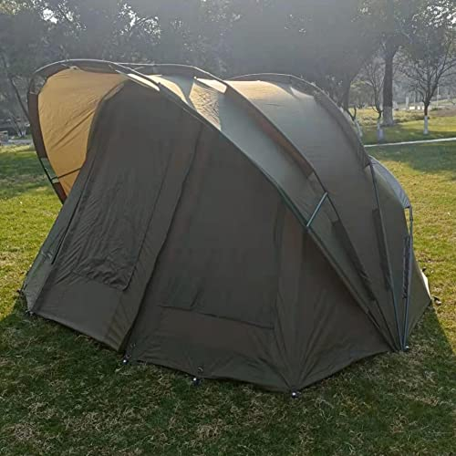Outdoor Recreational Wasserdicht Grün Karp Fischerei-Zelt Bivvy Shelter für 1-2 Personen