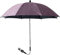 BOTIZR Sombrilla Universal, sombrilla de 85 cm for Cochecito, protección UV 50+, con sombrilla de un asa for Cochecito y Cochecito (Color : Red, Size : 85cm)