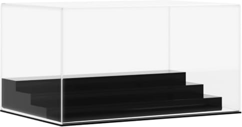 vidaXL Vitrine, Schaukasten Staubschutz, Sammlervitrine für Sammlerstücke Spielzeug Figuren, Ausstellungsbox Acrylbox, Transparent Acryl