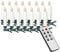 IC Winterworld 15 kabellose LED Christbaumkerzen mit Fernbedienung | Komplett-Set | flammenlose Kerzen mit Tropfen | perfekte Alternative zur Lichterkette (weiß)