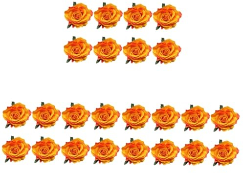 ABOOFAN 24pièces Broches Tissu Forme De Fleur Corsage De Rose Lifelike Pour Mariage Et Événements Accessoires Élégants Pour Tenues De Fête