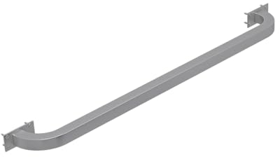 Handlauf Edelstahl Handläufe für Treppe Wandmontage Treppengeländer Treppenhandlauf Kit Sicherheit Rutschfeste Handläufe Geländer für Innen Außen (150cm,Silver)