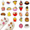 TINGTING 20 Stück Crocs Anstecker Charms, PVC Schuhanhänger für Crocs, Clogs Deko Zubehör, niedliche DIY Schuh Sticker, Party Geschenk für Kinder & Erwachsene