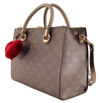 Liu Jo Damen Satchel/Handtasche Braun Kunstleder, Größe:-, Farbauswahl:braun-Kombi