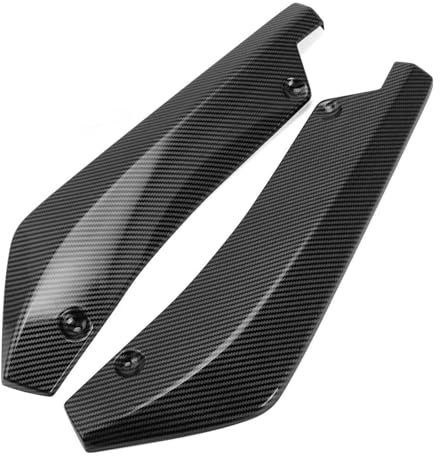 Heckscheibenspoiler Für E81 E87 F20 F21 E88 E82 1 Serie F45 F23 F46 Universal Auto Hinten Stoßstange Auto Zubehör Spoiler Heckspoiler Spoiler(Carbon Fiber Black)
