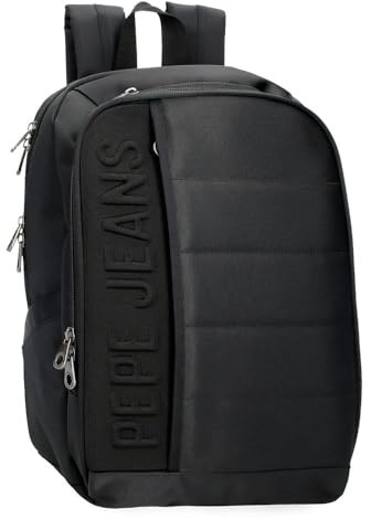 Pepe Jeans Ancor Laptop-Rucksack, aus Polyester, breite, ergonomische und gepolsterte Träger, die sich perfekt an den Rücken anpassen, von Joumma Bags