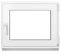Framex Kellerfenster Fenster Kunststofffenster Weiß Breite x Höhe 70 x 50 cm (700 x 500 mm) 2fach (32 mm) Dreh Kipp DIN Rechts - Premium - Alle Größen