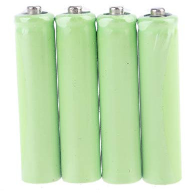 4 piezas LR03 batería falsa para conductor cilíndrico marcador de posición para murciélago de fosfato de litio