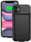 FLSTOR Battery Case for iPhone 11, Rechargeable & Heavy Duty, Convenient Charging Case, Extra Battery Life for iPhone 11 (Fits 6.1 inch ONLY), Includes Screen Protector, Black