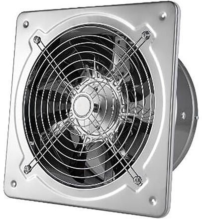 RWSXY Exhaust Fan Through-Wall Installation Ventilation Fan Exhaust Smoke Fan Ventilation with Power Cord Window Fans with Exhaust And Intake,7inch