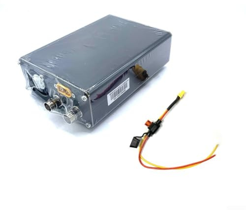 50 W HF-Leistungsverstärker für Xiegu G90, FT-817, IC-703 – Hochfrequenz-Leistungsverstärker mit M/UHF auf Q9-Anschluss, 13,8 V QRP Linearverstärker (M/UHF-Schnittstelle)