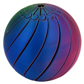 Fidget Zahnrad Kugel,Verlauf Farben Sinnes Kugel,Verformbarer Zahnrad Fidget Ball - für Kinder Erwachsene Zuhause Schreibtisch Ostern Geburtstag Weihnachtsstrumpf Füller