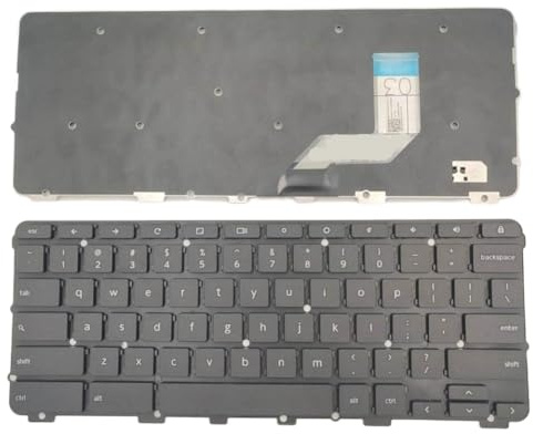 NwugFdk Keyboard US Layout Compatible With N3350 N24 Chromebook 100e 500e