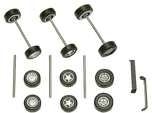 Busch 49950 - Sportfelgen mit Reifen