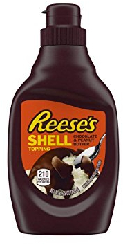 Reeses Chocolate & Peanut Butter Shell Topping 205g