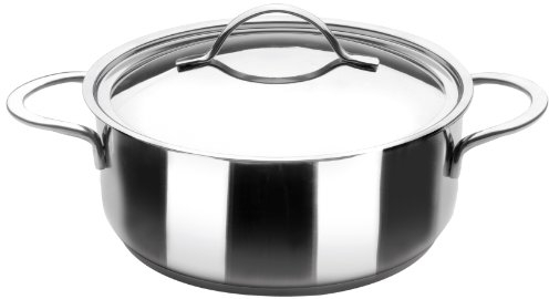 IBILI - Casserole avec couvercle Noah, 32 cm, Acier inoxydable 18/10, Compatible avec l’induction