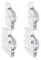 Caleffi 360002 Supports de fixation pour collecteurs 3/4''