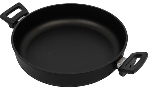 MaxxGoods by Eurolux Alu-Guss Kasserolle | Ø 20cm | Für alle Herdarten - auch Induktion | wählbar mit/ohne Glasdeckel | Mit Sicherheitsgriffen | Backofenfest bis 240°C | (Ø 20cm)