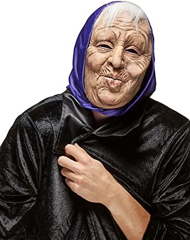 DEGUISE TOI Maske Alte Dame für Erwachsene