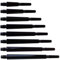PerfectDarts 1 x Set Cosmo Dart Stems SHAFTS, NORMAL D-schwarz Locked Size 2